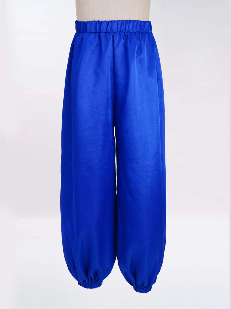 Chiffon Overlay Pants Yoga Pants Loose Wide Leg Pants Modern Classical Dance Pants For Kids Girls Fitness Training Bloomers