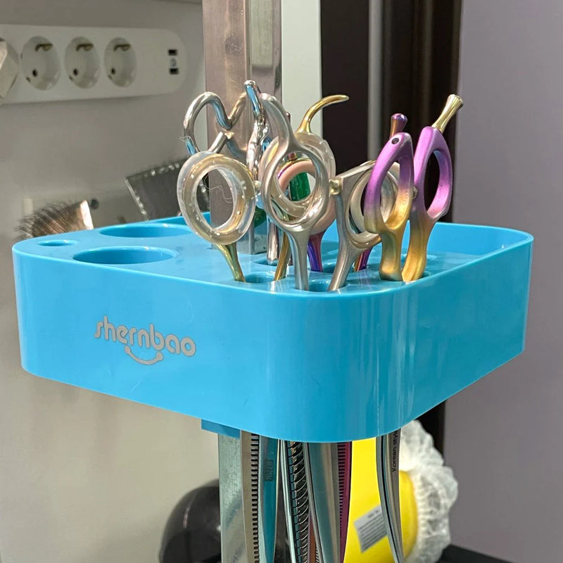 Pet Grooming Tools Groomer Tool On the bracket Dog Cat Supplies Table Scissors Dog Comb Boxes Plastic Storage Box