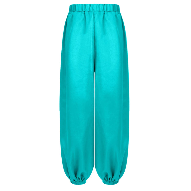 Chiffon Overlay Pants Yoga Pants Loose Wide Leg Pants Modern Classical Dance Pants For Kids Girls Fitness Training Bloomers
