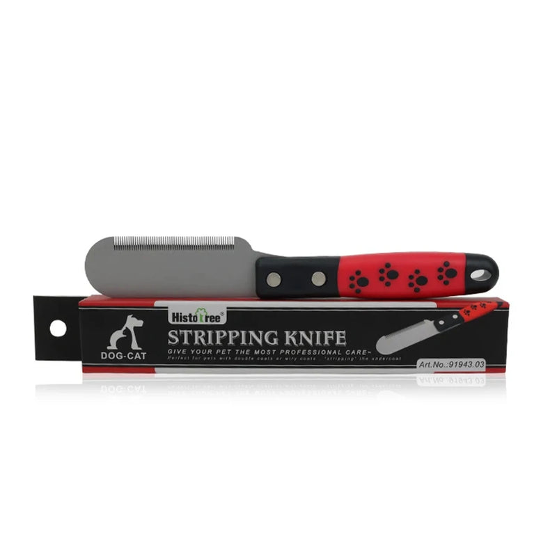 Dog Grooming Tools Dog Comb Pet Grooming Brush Terrier Plucking Knife Pet Hair Beating Knife Scraper Comb Dog Accessories