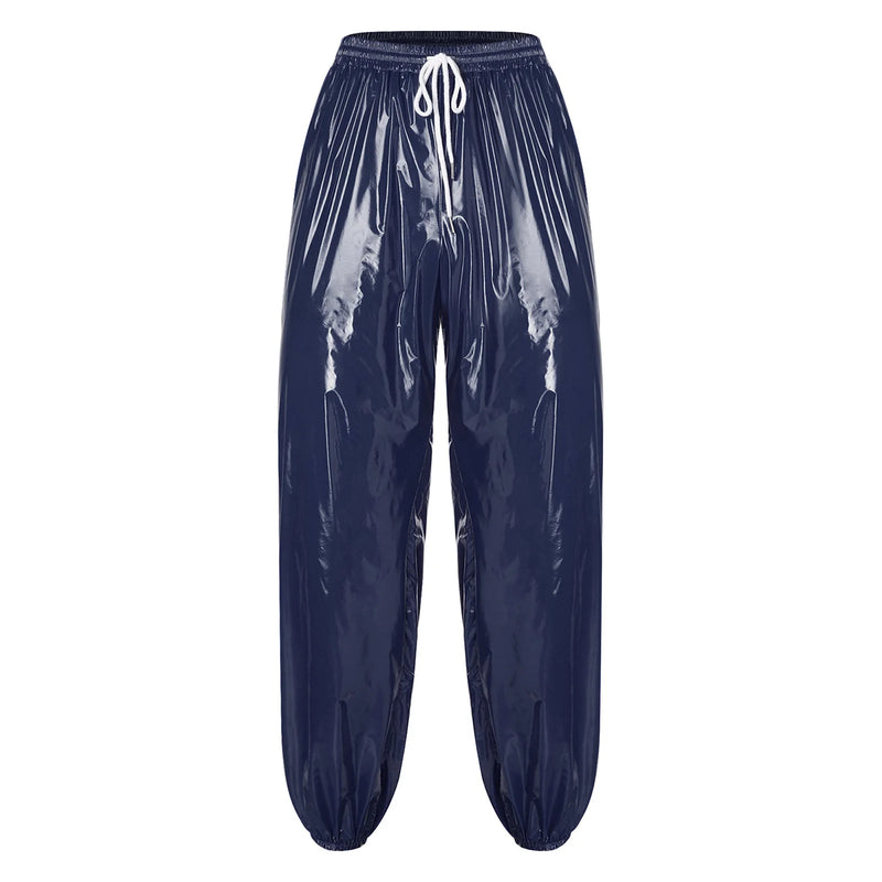 Mens Waterproof Jogging Pants Drawstring Waistband Trousers Pants for Dance Workout Quick-drying Beach Cycling Wear Long Pants
