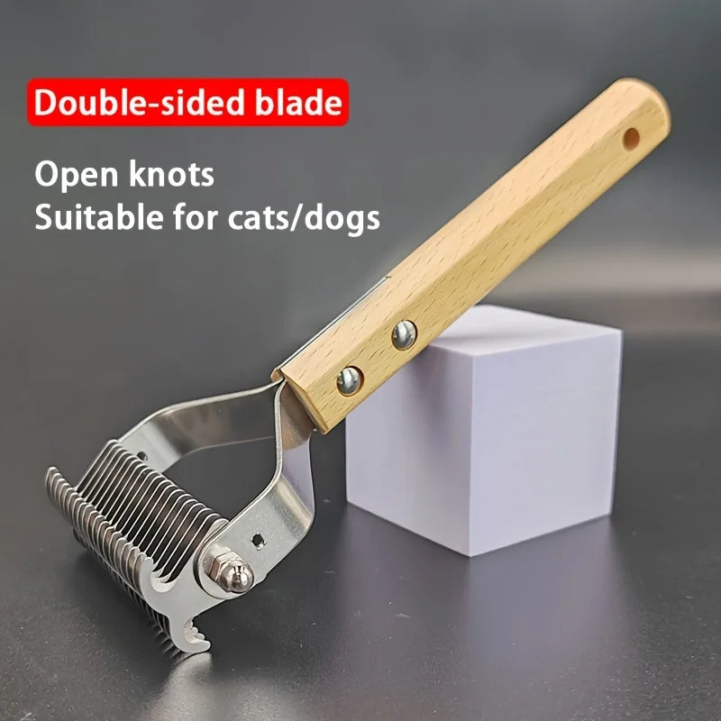 1pcs Dog Grooming Tools Pet Dematting Comb Brush for Long & Medium Hair Cat Comb Pet Hair Remover for Dogs Cats Grooming Brush