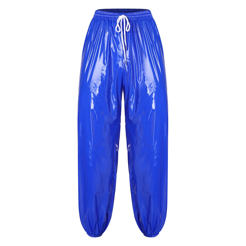 Mens Waterproof Jogging Pants Drawstring Waistband Trousers Pants for Dance Workout Quick-drying Beach Cycling Wear Long Pants