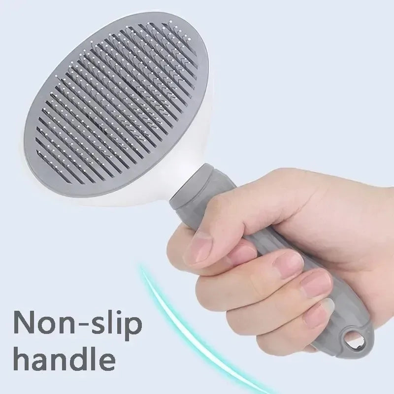 For Dogs Cats Grooming Tools Pets Dematting Comb Dogs Accessories Pet Dog Brush Cat Comb Self Cleaning Pet Hair Remover Brush